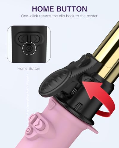 Rapid Heating Automatic Curling Iron for All Hair Types - Quick & Easy Self Curling Wand
| Dual Voltage Auto Rotating H